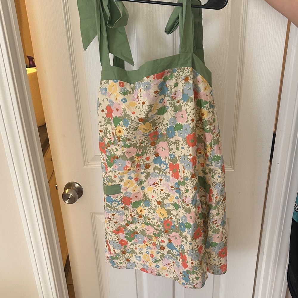 Floral Green and Multicolor Dress